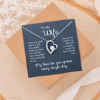 To My Wife Necklace From Husband | Anniversary Valentine Birthday Gift For Wife