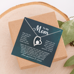 To My Mom Necklace Gifts - Gift for Mom from Son - Mother's Day Gift for Mom