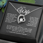 To My Wife - Gift Necklace For Wife - Meeting You Was Fate