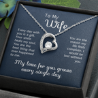To My Wife Necklace From Husband | Anniversary Valentine Birthday Gift For Wife
